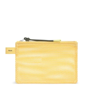 Płaska Żółta Kosmetyczka Tous Tulip Mesh - Tous