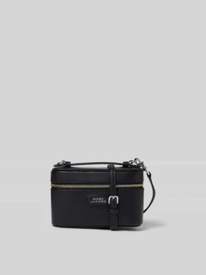 Kosmetyczka z detal z logo Marc Jacobs Czarny