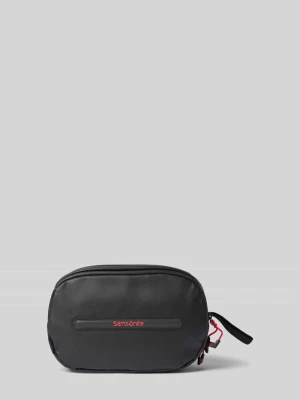 Kosmetyczka z detal z logo model 'Ecodiver' Samsonite Czarny
