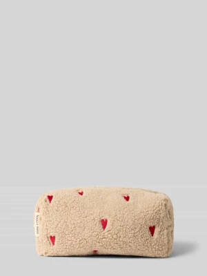 Kosmetyczka z futerka z haftami STUDIO NOOS