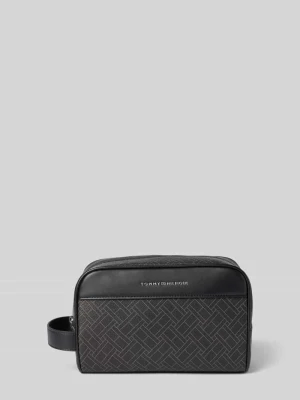 Kosmetyczka z imitacji skóry Tommy Hilfiger