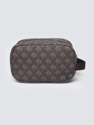 Kosmetyczka z monogramem brązowa Revo 803 BIG STAR