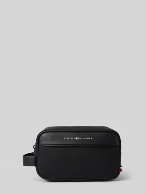 Kosmetyczka z nadrukiem z logo Tommy Hilfiger