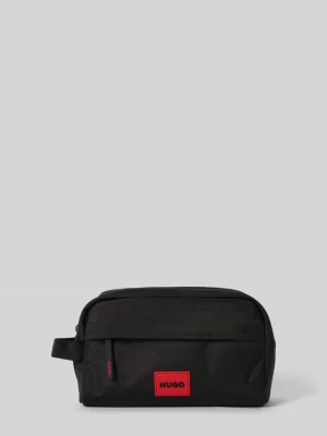 Kosmetyczka z naszywką z logo model ‘ETHON 3.0’ HUGO