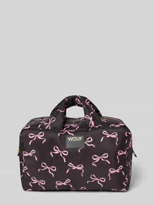 Kosmetyczka z naszywką z logo model ‘Juliette’ WOUF