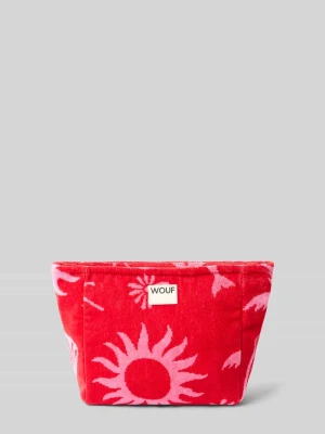kosmetyczka z naszywką z logo model 'Tulum' WOUF