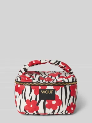 Kosmetyczka z naszywką z logo model 'Wildflower' WOUF