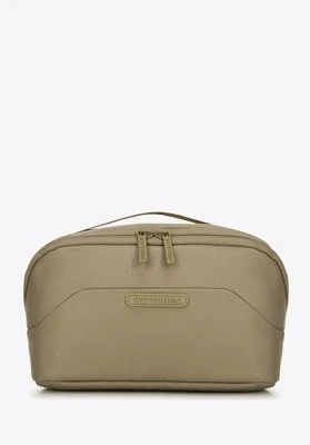 Kosmetyczka z rączką mała oliwkowy Wittchen