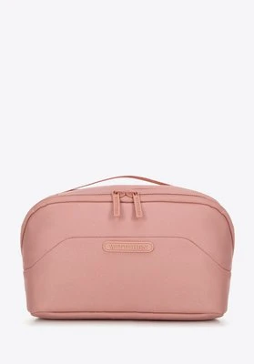 Kosmetyczka z rączką mała różowa Wittchen