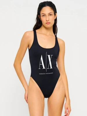 Kostium kąpielowy Armani Exchange czarny