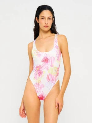 Kostium kąpielowy Armani Exchange żółty