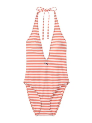 Kostium kąpielowy Calvin Klein pomarańczowy