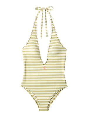 Kostium kąpielowy Calvin Klein żółty