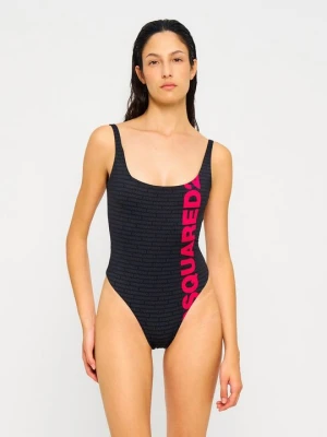 Kostium kąpielowy Dsquared2 różowy