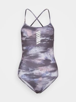 Kostium kąpielowy EA7 Emporio Armani szary