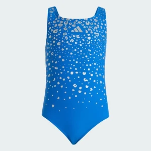 Kostium kąpielowy Glitter V-back Swimsuit Kids Adidas Bright Royal