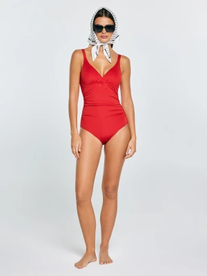 Kostium kąpielowy jednoczęściowy czerwony Sallsa 603 BIG STAR