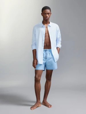 Kostium kąpielowy kwiatowy wzór niebieski - Chłopak - - MANGO TEEN