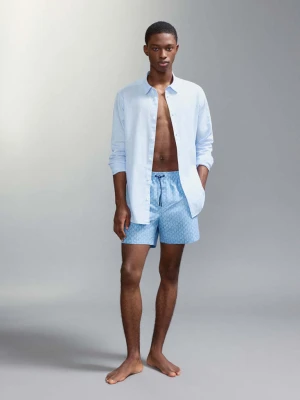 Kostium kąpielowy kwiatowy wzór niebieski - Chłopak - - MANGO TEEN