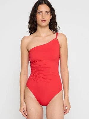Kostium kąpielowy Lauren Ralph Lauren czerwony
