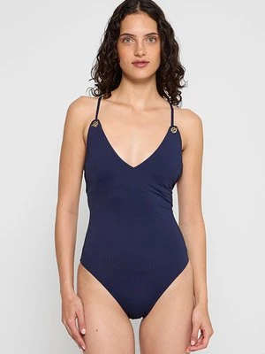 Kostium kąpielowy Lauren Ralph Lauren granatowy
