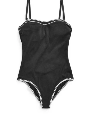 Kostium kąpielowy Mint Velvet czarny