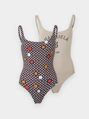 Kostium kąpielowy MM6 Maison Margiela czarny