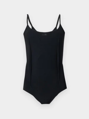 Kostium kąpielowy MM6 Maison Margiela czarny