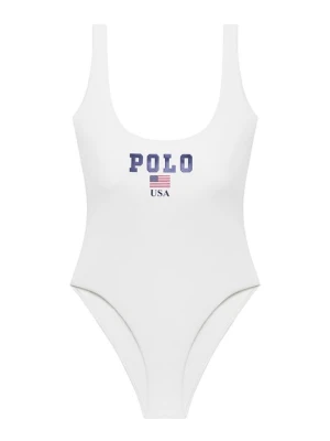 Kostium kąpielowy Polo Ralph Lauren biały