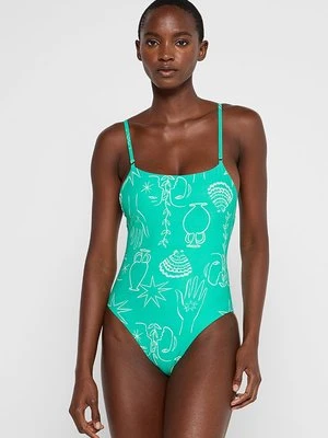 Kostium kąpielowy Seafolly zielony