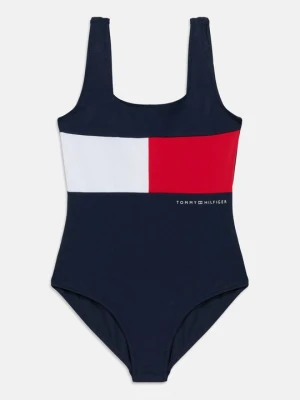 Kostium kąpielowy Tommy Hilfiger granatowy