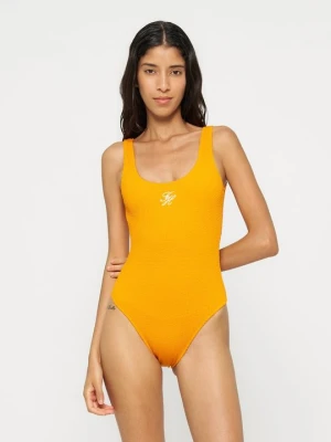 Kostium kąpielowy Tommy Hilfiger pomarańczowy