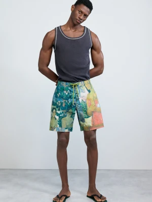 Kostium kąpielowy w nadruk gaugin Desigual