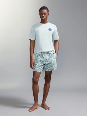 Kostium kąpielowy w palmy khaki - Chłopak - - MANGO TEEN