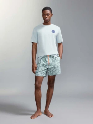 Kostium kąpielowy w palmy khaki - Chłopak - - MANGO TEEN