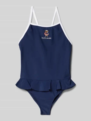 Kostium kąpielowy z cienkimi ramiączkami Polo Ralph Lauren Kids