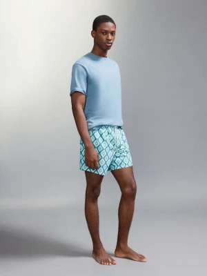 Kostium kąpielowy z etnicznym nadrukiem bladozielony - Chłopak - - MANGO TEEN