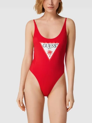 Kostium kąpielowy z nadrukiem z logo Guess