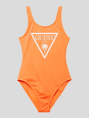 Kostium kąpielowy z nadrukiem z logo Guess