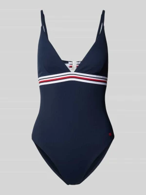 Kostium kąpielowy z taśmą z logo Tommy Hilfiger