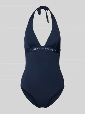Kostium kąpielowy z wiązaniem na szyi Tommy Hilfiger