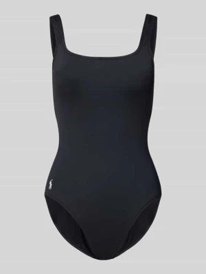 Kostium kąpielowy z wyhaftowanym logo model ‘SIGNATURE SOLIDS’ Polo Ralph Lauren