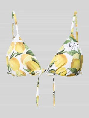 Kostium kąpielowy ze wzorem na całej powierzchni model 'FANCY_TRIANGLE' HUGO