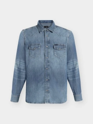 Koszula 7 For All Mankind jasnoniebieski denim