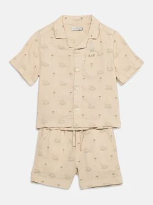 Koszula Abercrombie & Fitch taupe