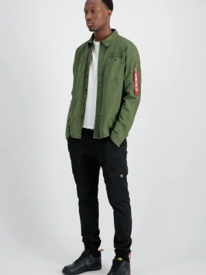 Koszula Alpha Industries oliwkowy melanż