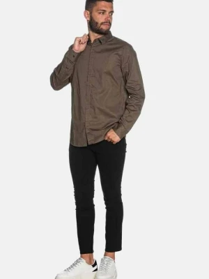 Koszula Armani Exchange brązowy