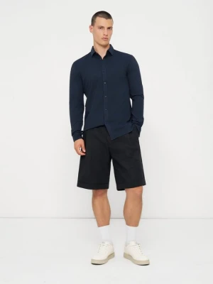 Koszula Armani Exchange niebieski