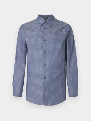 Koszula Armani Exchange niebieski
