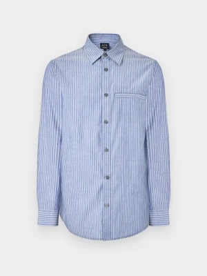 Koszula Armani Exchange niebieski